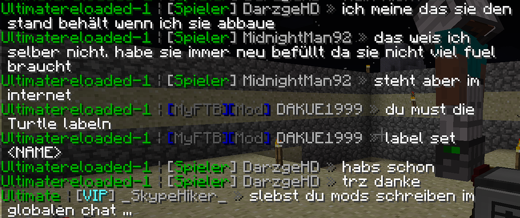 Nutzung von Globalen Chat - Devon - MyFTB Diskussionen